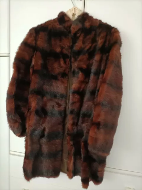 pelliccia di visone vintage anni 80 - giaccone, cappotto corto taglia 44