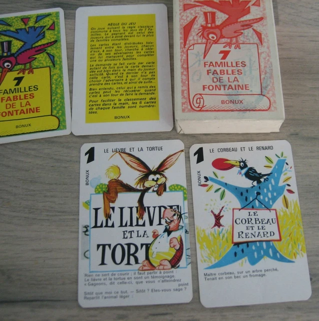 Jeu complet ancien vintage - Les 7 familles - Chocolat POULAIN - Collection