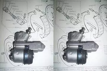 (x2) VAUXHALL Viva HC Firenza Victor FD Ventora REAR BRAKE WHEEL CYLINDERS