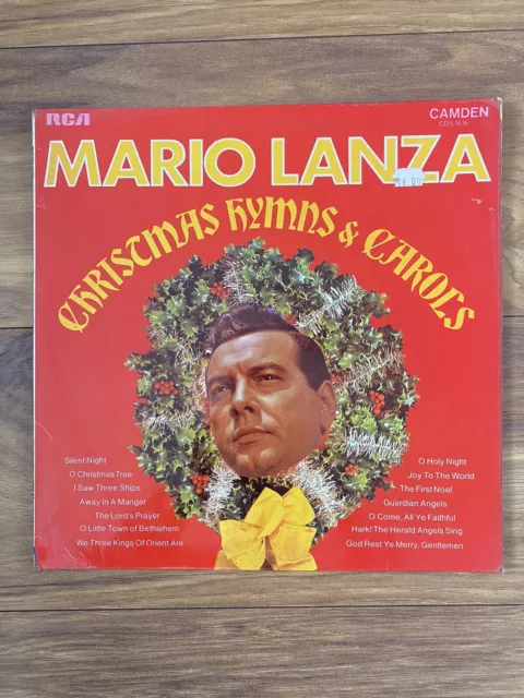 Mario Lanza - Christmas Hymns And Carols - Vintage Vinyl Record Classic Xmas