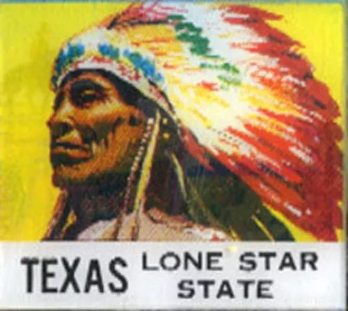 TEXAS the Lone Star State Small 1960's VARI-VUE Flicker Advertisement