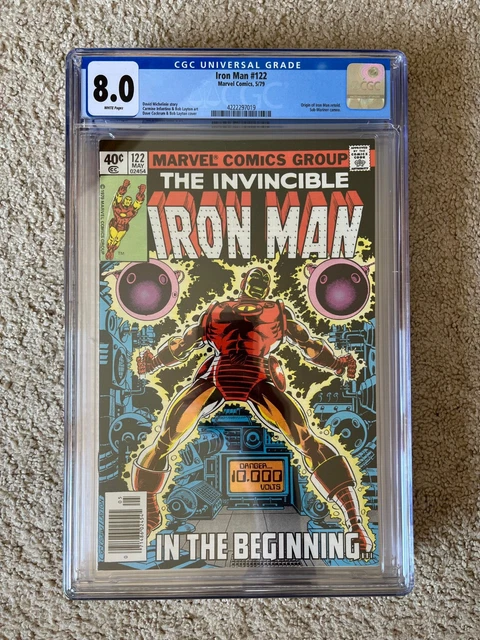 Iron Man #122 1979 CGC 8.0 Bronze Age Origin Retold Key Marvel Comics