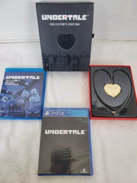 Undertale Collector's Edition with 14k Gold Music Box Locket (PlayStation 4 PS4)