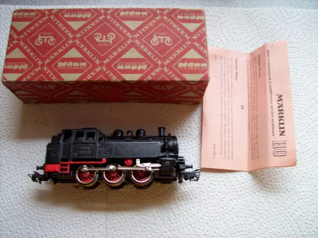 Märklin TM 800 Dampflok BR 80 der DB Nr. 3004 mit Ovp gut erhalten.