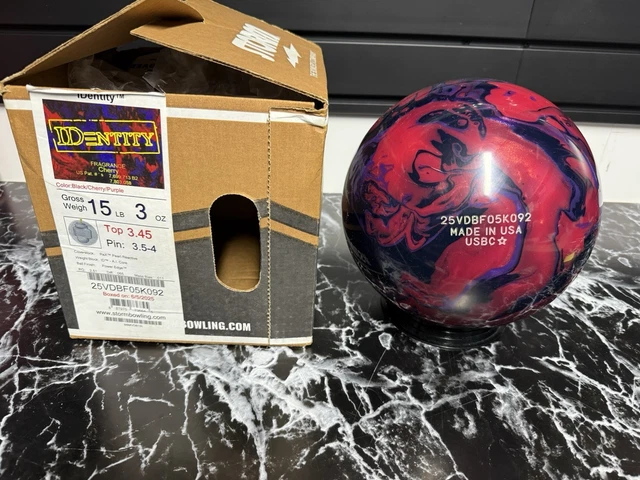 15LB STORM IDENTITY Cherry/Black/Teal Limited Edition Bowling Ball
