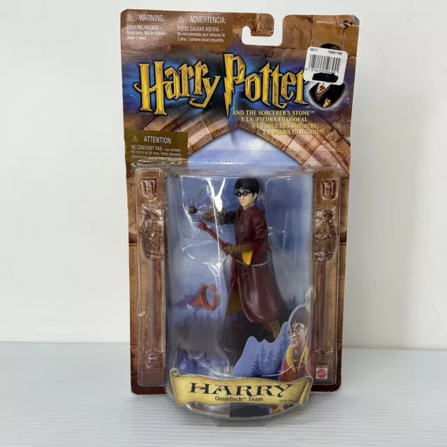 New 2001 Harry Potter & the Sorcerer's Stone Harry Quidditch Team Action Figure