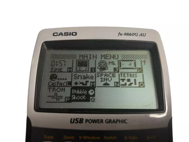 Casio FX-9860G AU PLUS USB Power Graphic Scientific Calculator Includes Cover 3