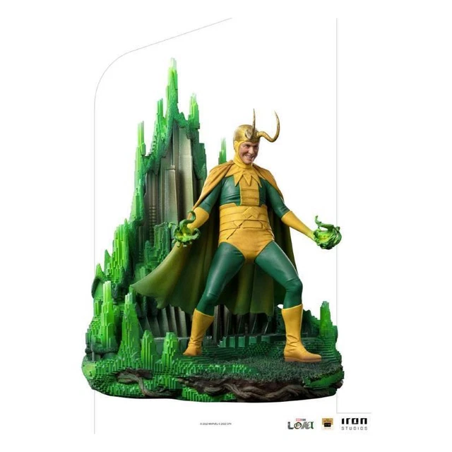 LOKI DELUXE ART Treppe 1/10 Statue Classic Loki Variant 25 CM IRON