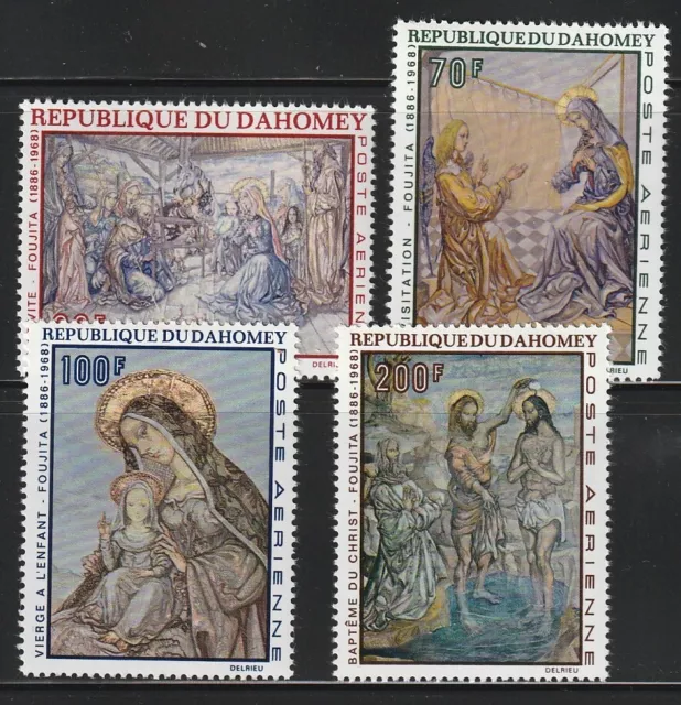 Dahomey    1968    Sc # C 89-92   Painting    MNH    OG