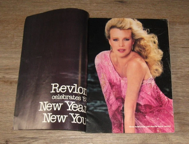 COSMOPOLITAN 1982 MAGAZINE Paulina Porizkova KIM Basinger ADs Sylvester ...