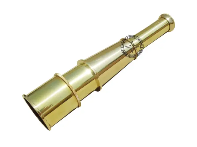 Designer Binoculars 8 inch Marine Handheld Brass Spyglass Telescope Binoculars