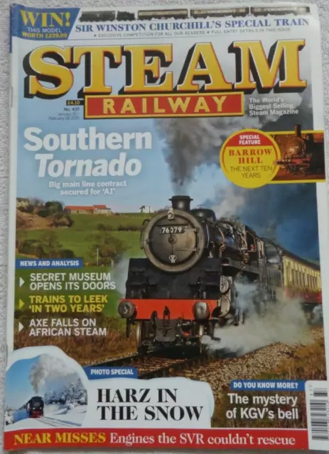 Steam Railway Train Magazine Jan Feb 2015 News Narrow Gauge Southern Tornado