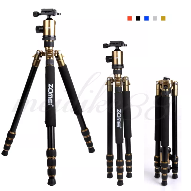 Zomei Z818 Aluminium Portable Travel Tripod Monopod+Ball Head For DSLR Camera