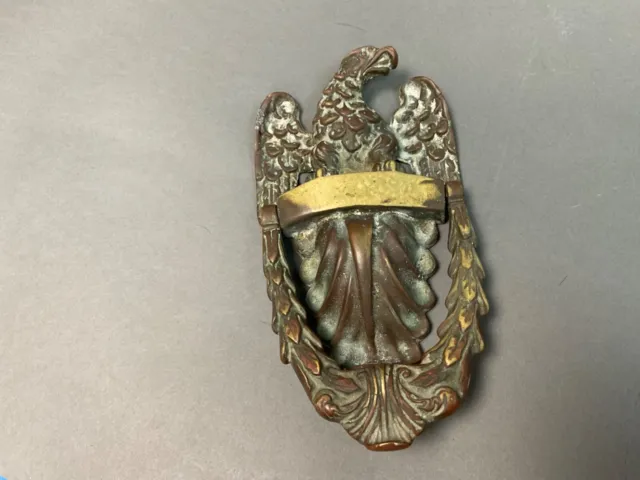 Vintage Door Knocker Eagle Solid Brass 3 Lbs Federal Style AMERICA USA