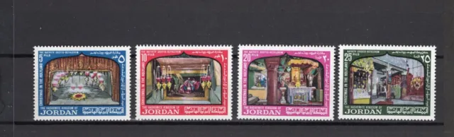Middle East Jordan never hinged stamp set - Nativity Bethlehem - Sc 661-664
