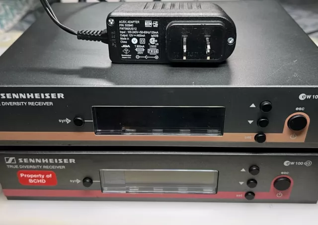 Sennheiser EM 100 G3 Wireless Receiver - 566-608 MHz   with AC/DC Power supply