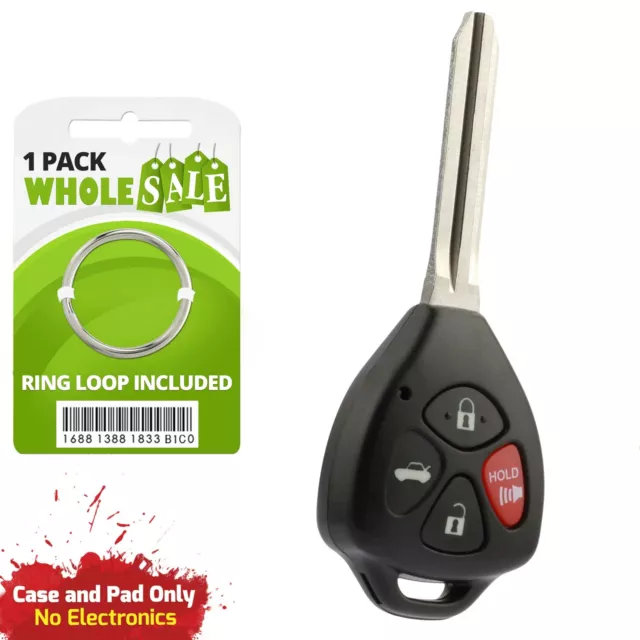 Replacement For 2011 Toyota Camry Keyless Entry Car Key Fob Remote Shell Case