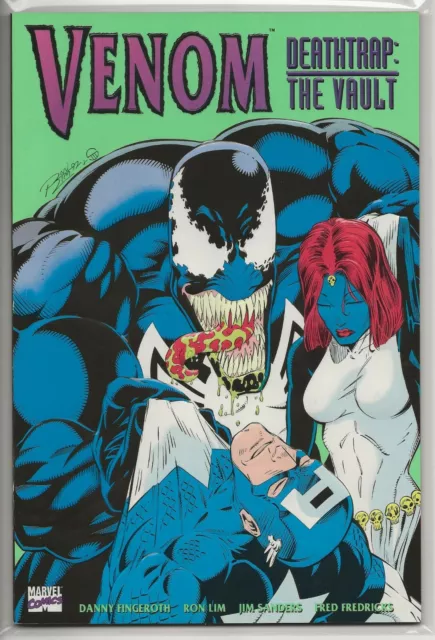 VENOM-DEATHTRAP: THE VAULT TPB (Marvel Comics) Near Mint NM 9.2-9.6 | Ron Lim