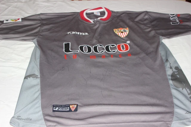 Maillot Vintage Sevilla FC – Joma – Taille XXL – À Restaurer