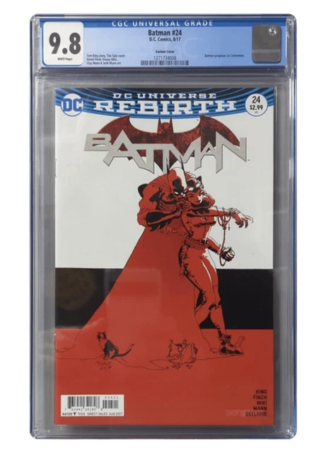 Batman #24 CGC 9.8 Tim Sale Variant Cover Catwoman Proposal Tom King David Finch