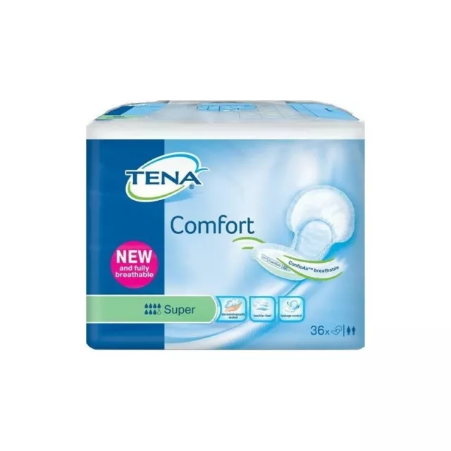 TENA comfort super - shaped pads for incontinence - 36 pcs