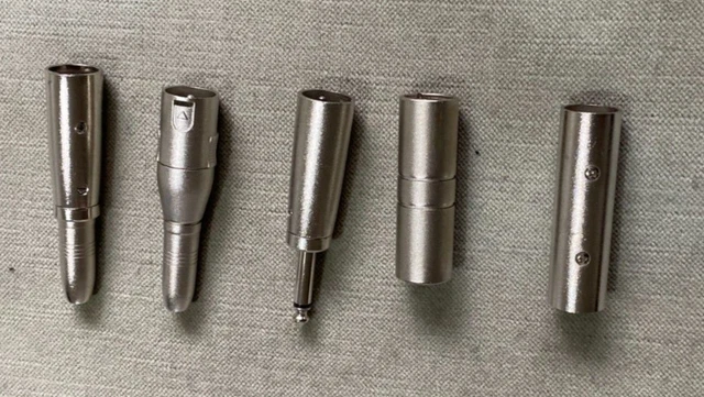 Five Mixed Audio Cable Adaptors