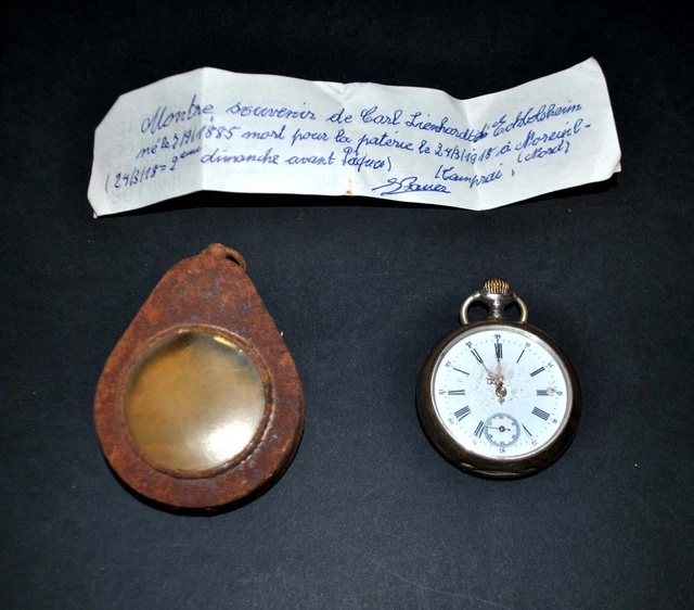 Montre Gousset Ancienne En Argent - Pièce Vintage - Occasion
