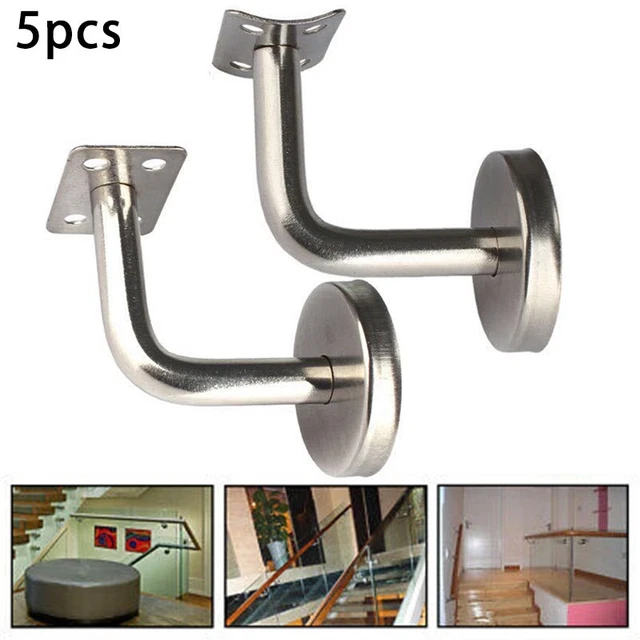 Rust Resistant Stainless Steel Stair Railing Brackets for Guardrail Support