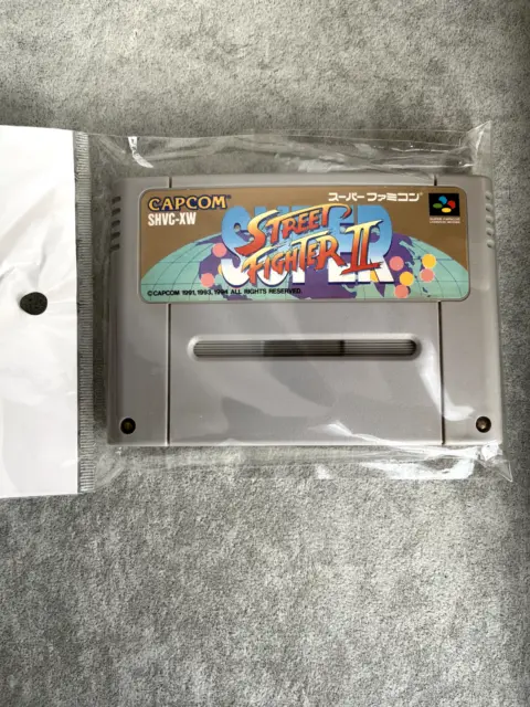 Street Fighter II Super Nintendo Entertainment System Japan Version