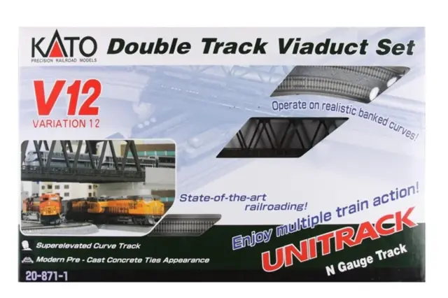 Kato N V12 Double Track Viaduct Set