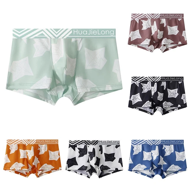 JIUXIANG Boxer H-Fresh – Slip Uomo Leggeri, Traspiranti, Con Fodera Frontale In Cotone - 4