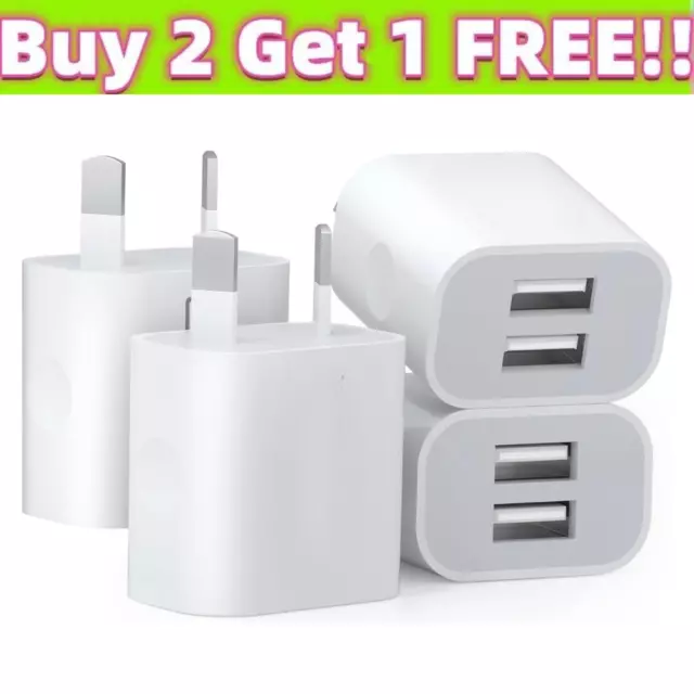 Dual USB Wall Charger Universal Port 5V  AC Power Adapter For Iphone Samsung Au