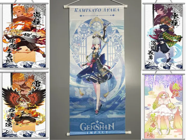 1 X Free! Iwatobi Swim Club Anime Fabric Wall Scroll Poster (16 x 23)  Inches