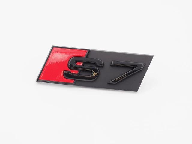 Black Edition Emblem Audi Audi SQ5 Schriftzug Emblem - Original Kühlergrill Clip Plakette Black Edition, Schwarz/rot Kühlergrill Emblem Black Edition Schwarz Rot Original
