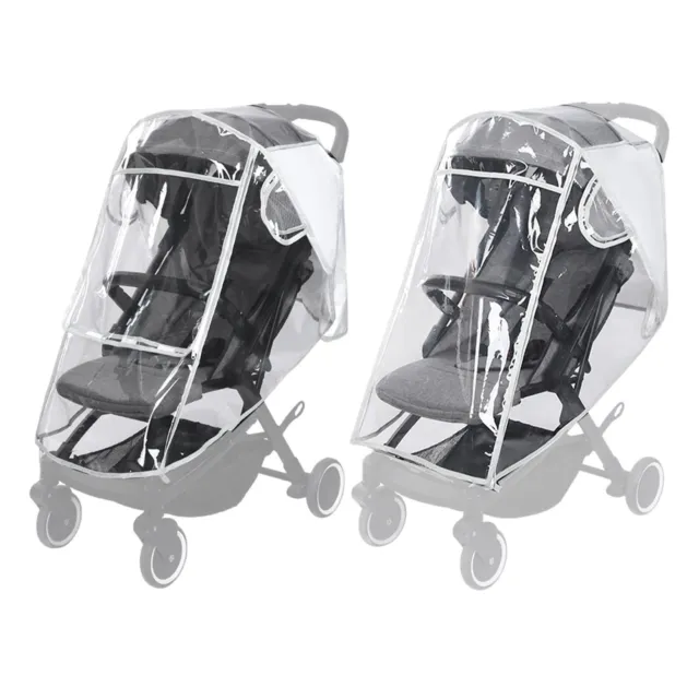 Universal Baby Stroller Rain Cover Pushchair Baby Pram Clear Rain Cover