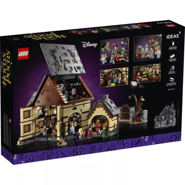 21341 Disney Hocus Pocus il cottage delle sorelle Sanderson Lego 3