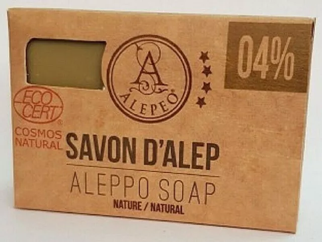 Savon d'Alep  100 gr huile d'olive et 4% huile de baies de laurier