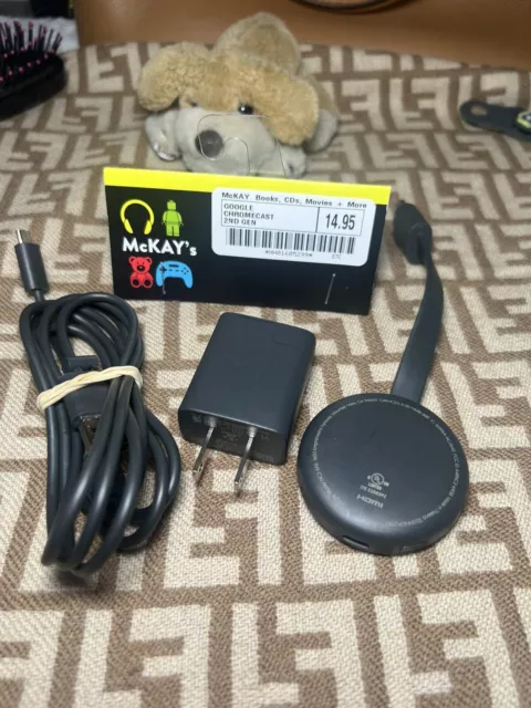 Google Chromecast 2nd Gen NC2-6A5 1080p TV Media Streamer Dongle