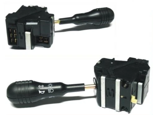 Commodo compatible pour Twingo 1 (1996-2007) commande feux, phares, clignotants, klaxon (noir) 7700839681 | 7700822445