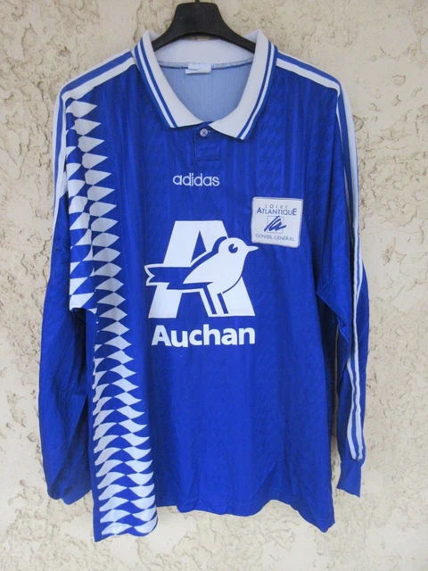 Maillot football vintage Vinça UMBRO porté n°8 années 80 shirt jersey L