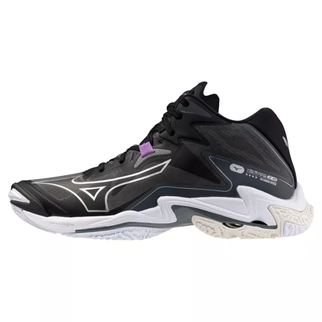 MIZUNO Volleyball  WAVE LIGHTNING Z8 MID V1GA2405 52 Black/Silver (US 10-12)