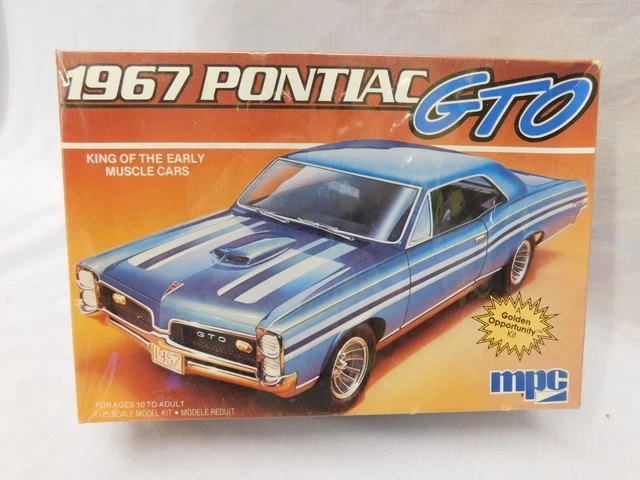 VINTAGE MPC 1967 Pontiac GTO MODEL KIT 1/25 '67 MUSCLE CAR GOAT - SEALED MONKEES