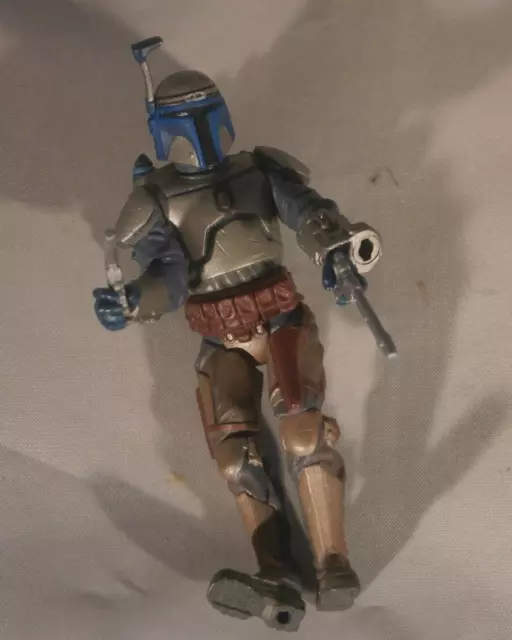 Star Wars Attack Of The Clones Jango Fett Final Battle Figure 2001