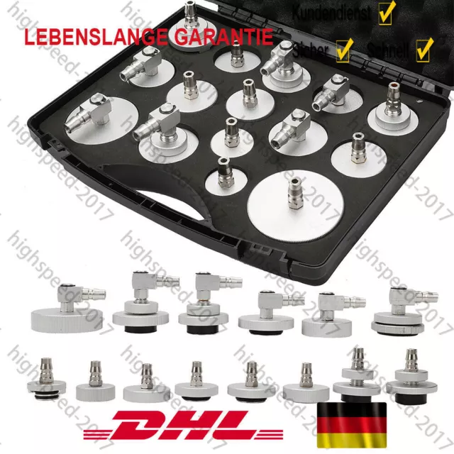 Bremsenentlüftungsgerät Bremse Bremsenentlüftung Adapter Satz Set Kit  AST618 DHL