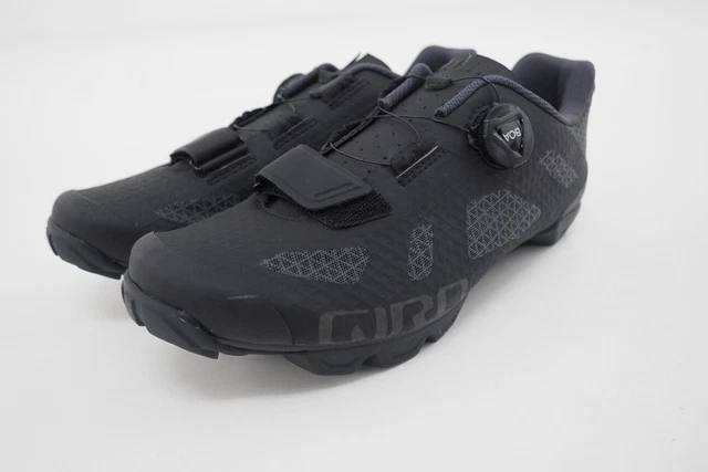 New! Women's Giro Rincon Mountain Cycling Shoe Black/Grey EU Size 41 / US 9