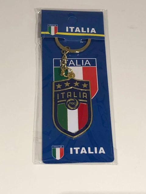 Porte-clés équipe Nationale Italie – Euro Football, Chaîne Et Anneau