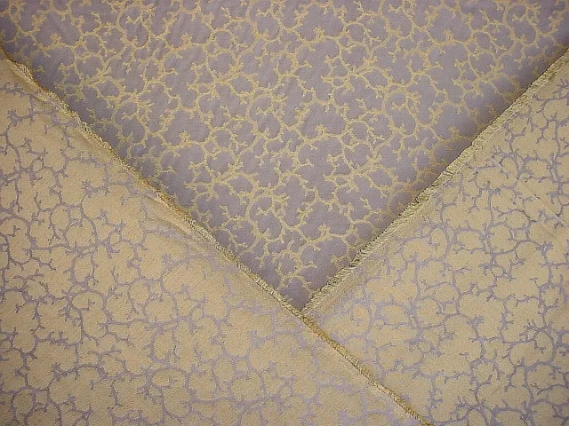 18-3/8Y Valdese Weavers Stewart Sterling Gray Floral Damask Upholstery Fabric 3
