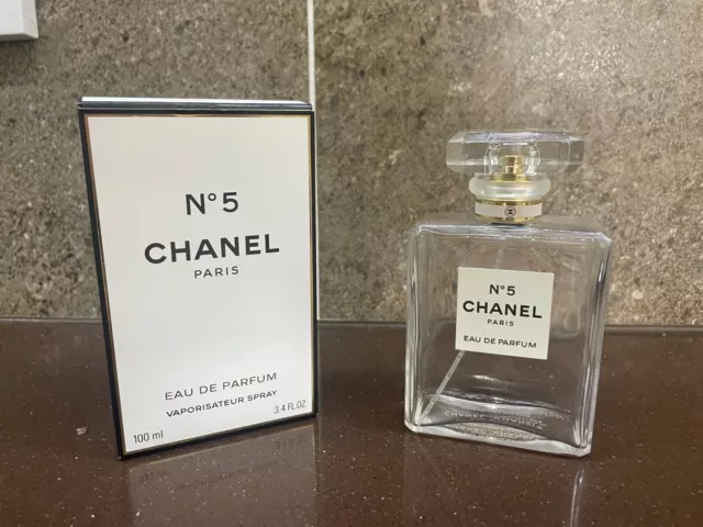 EMPTY Chanel No 5 Eau De Parfum 100ml Bottle Plus Box