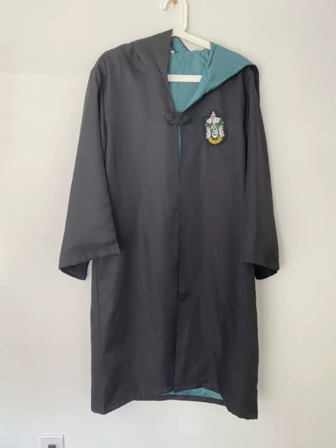 Slytherin Harry Potter black hooded cloak youth M