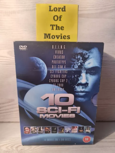 10 Sci-Fi Movies BOXSET (DVD, 2006) {Alien Action} [Region 0] [UK] Cert {18}